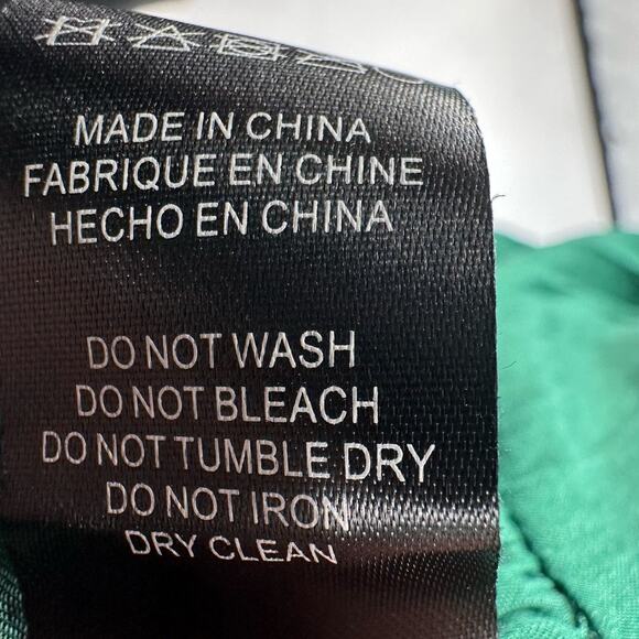 Current Air by Anthropologie Green Sereia Pleated Midi Dress Womens Small V Neck - Picture 12 of 13